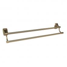 Amerock BH26505BBZ - Clarendon 24 in (610 mm) Double Double Towel Bar in Golden Champagne