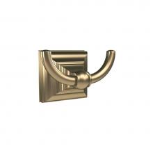 Amerock BH26512BBZ - Markham Double Prong Robe Hook in Golden Champagne