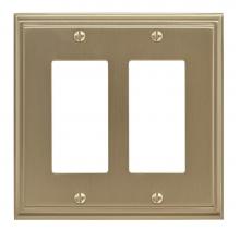 Amerock BP36519BBZ - Mulholland 2 Rocker Golden Champagne Wall Plate