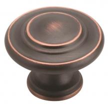 Amerock TEN1586ORB - Inspirations 1-5/16 in (33 mm) Diameter Oil-Rubbed Bronze Cabinet Knob - 10 Pack