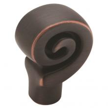 Amerock BP9339ORB - Swirl''Z 1-1/8 in (29 mm) Length Oil-Rubbed Bronze Cabinet Knob