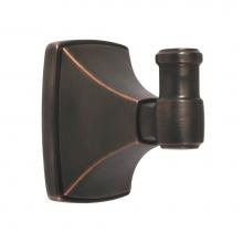 Amerock BH26502ORB - Clarendon Single Robe Hook in Oil-Rubbed Bronze