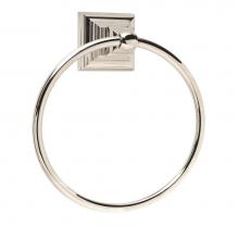 Amerock BH26511PN - Markham 6-7/8 in (175 mm) Length Towel Ring in Polished Nickel