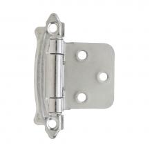 Amerock BPR7329G10 - Variable Overlay Self-Closing, Face Mount Satin Nickel Hinge - 2 Pack