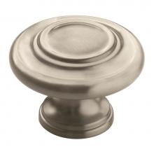 Amerock BP15862G10 - Inspirations 1-3/4 in (44 mm) Diameter Satin Nickel Cabinet Knob