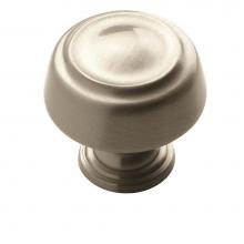 Amerock BP53700G10 - Kane 1-3/16 in (30 mm) Diameter Satin Nickel Cabinet Knob