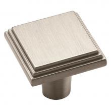 Amerock BP26117G10 - Manor 1-1/16 in (27 mm) Length Satin Nickel Cabinet Knob