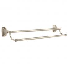 Amerock BH26505G10 - Clarendon 24 in (610 mm) Double Towel Bar in Satin Nickel