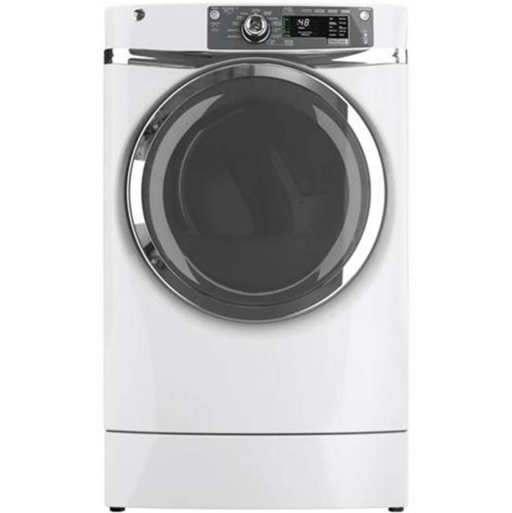 GE&#xae; 8.3 cu. ft. capacity RightHeight? Design Front Load electric dryer with