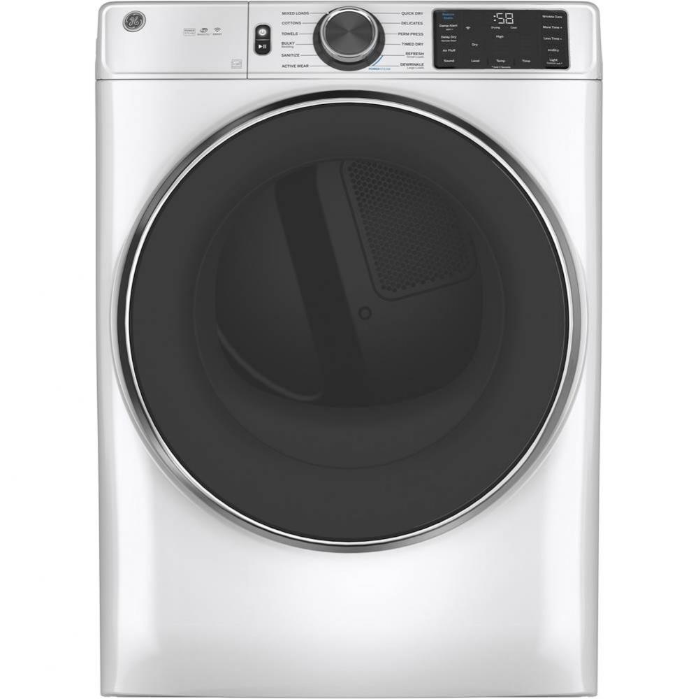 GE 7.8 cu. ft. Capacity Smart Front Load Electric Dryer with Steam