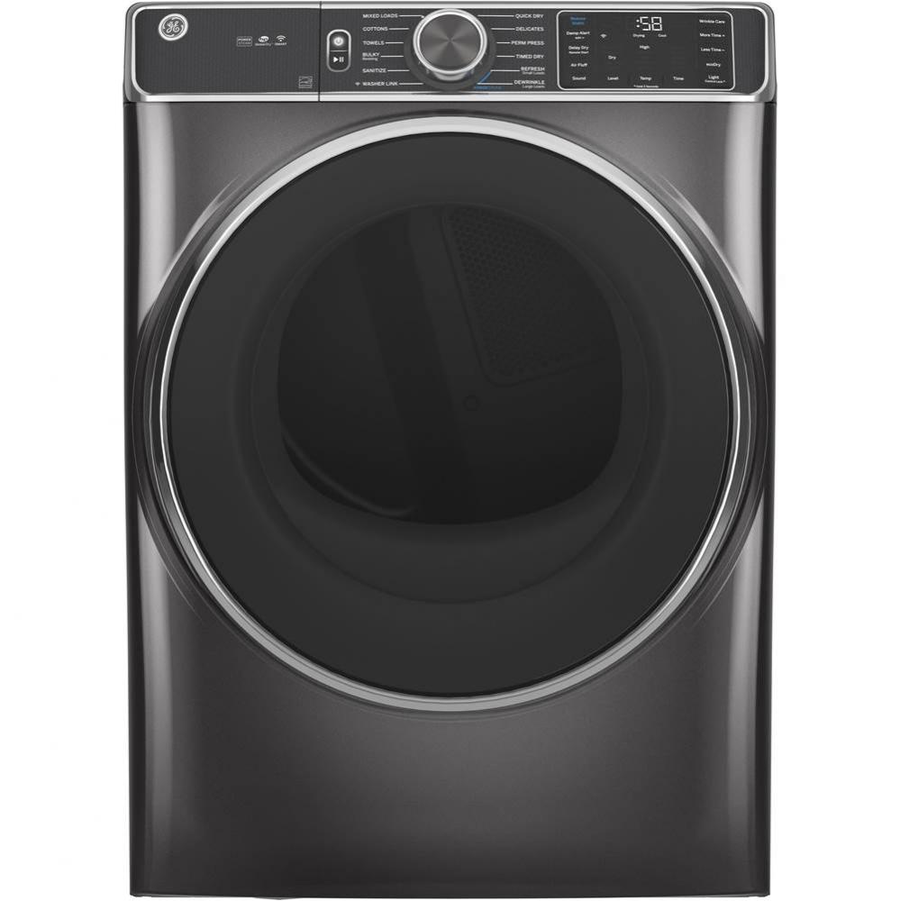 GE 7.8 cu. ft. Capacity Smart Front Load Electric Dryer with Steam