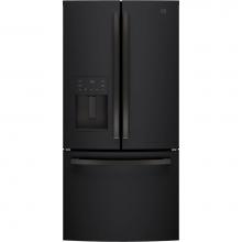 GE Appliances GYE18JEMDS - GE ENERGY STAR 17.5 Cu. Ft. Counter-Depth French-Door Refrigerator