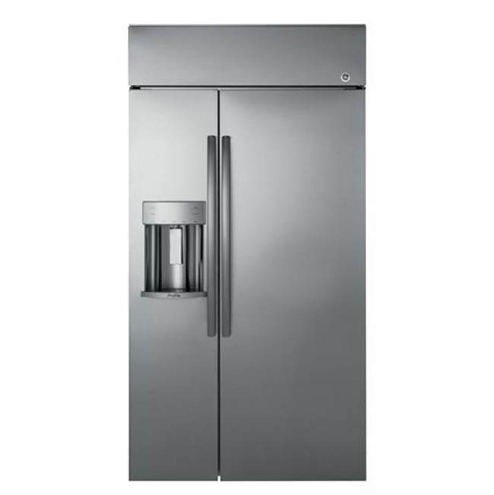 GE Profile? Series 48&apos;&apos; Built-In Side-by-Side Refrigerator with