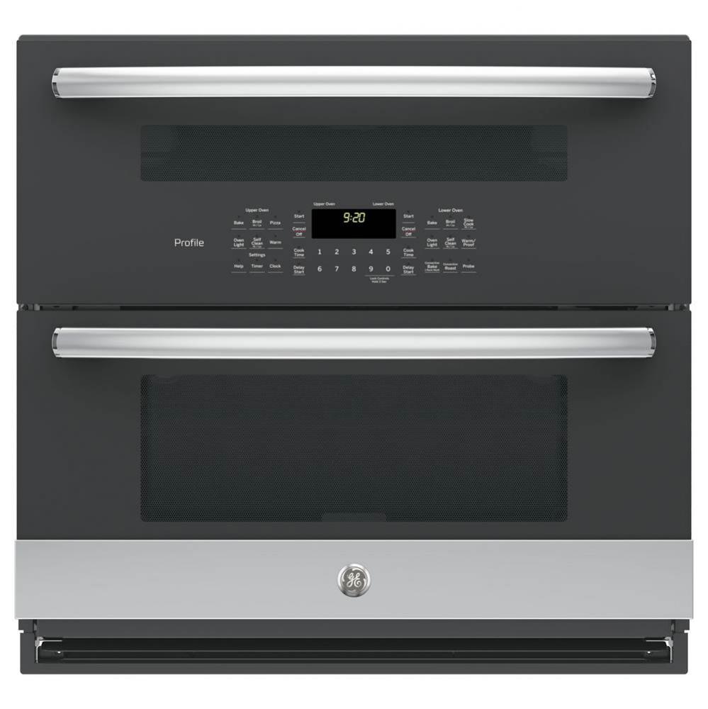 GE Profile 30&apos;&apos; Built-In Twin Flex Convection Wall Oven