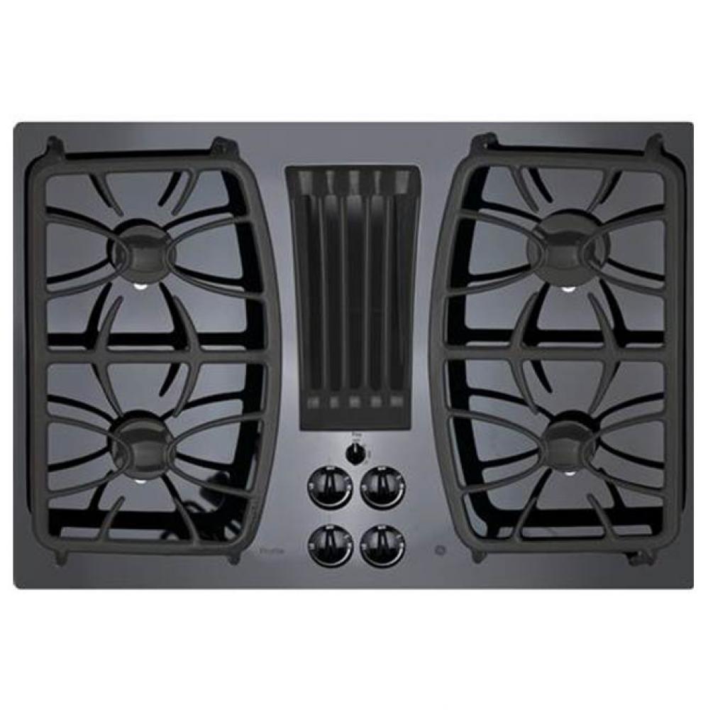 GE Profile 30&apos;&apos; Built-In Gas Downdraft Cooktop