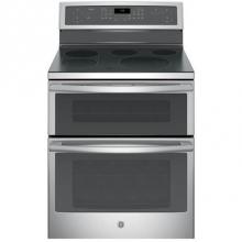 GE Profile Series PB960SJSS - GE Profile 30'' Free-Standing Electric Double Oven Convection Range