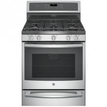 GE Profile Series PGB940SEJSS - GE Profile 30'' Smart Free-Standing Gas Convection Range with Warming Drawer