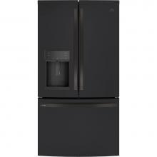 GE Profile Series PYE22KELDS - GE Profile Series ENERGY STAR 22.1 Cu. Ft. Counter-Depth French-Door Refrigerator with Hands-Free