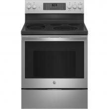 GE Profile Series PB935YPFS - 30'' Smart Free-Standing Electric Convection Fingerprint Resistant Range With No Preheat