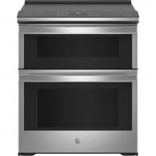 GE Profile Series PS960YPFS - 30'' Smart Slide-In Electric Double Oven Convection Fingerprint Resistant Range