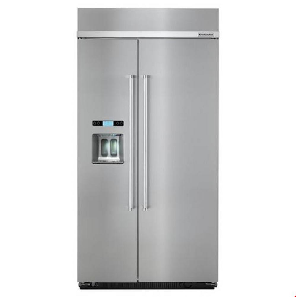 25.0 cu. ft 42-Inch Width Built-In Side by Side Refrigerator