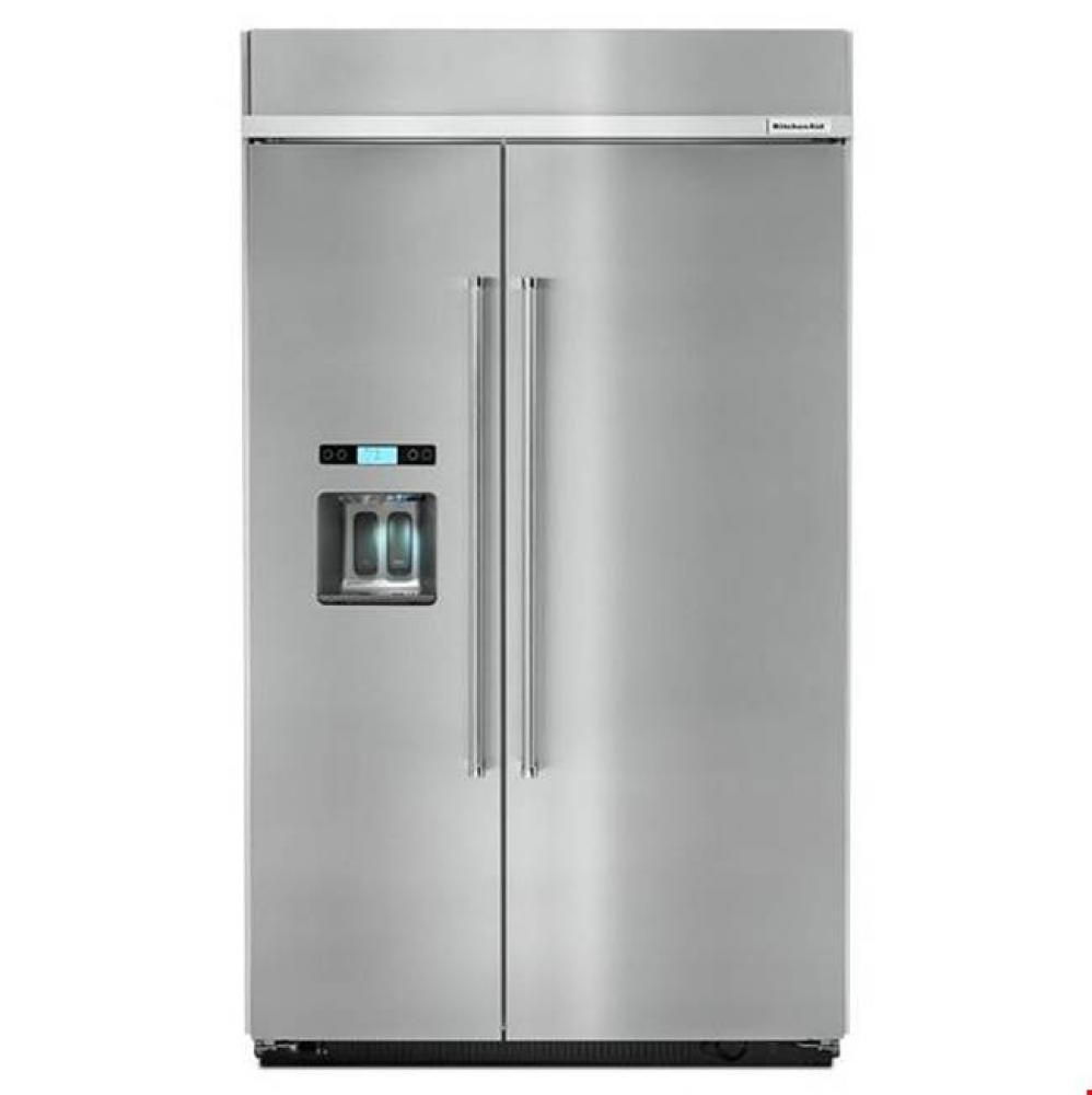 29.5 cu. ft 48-Inch Width Built-In Side by Side Refrigerator