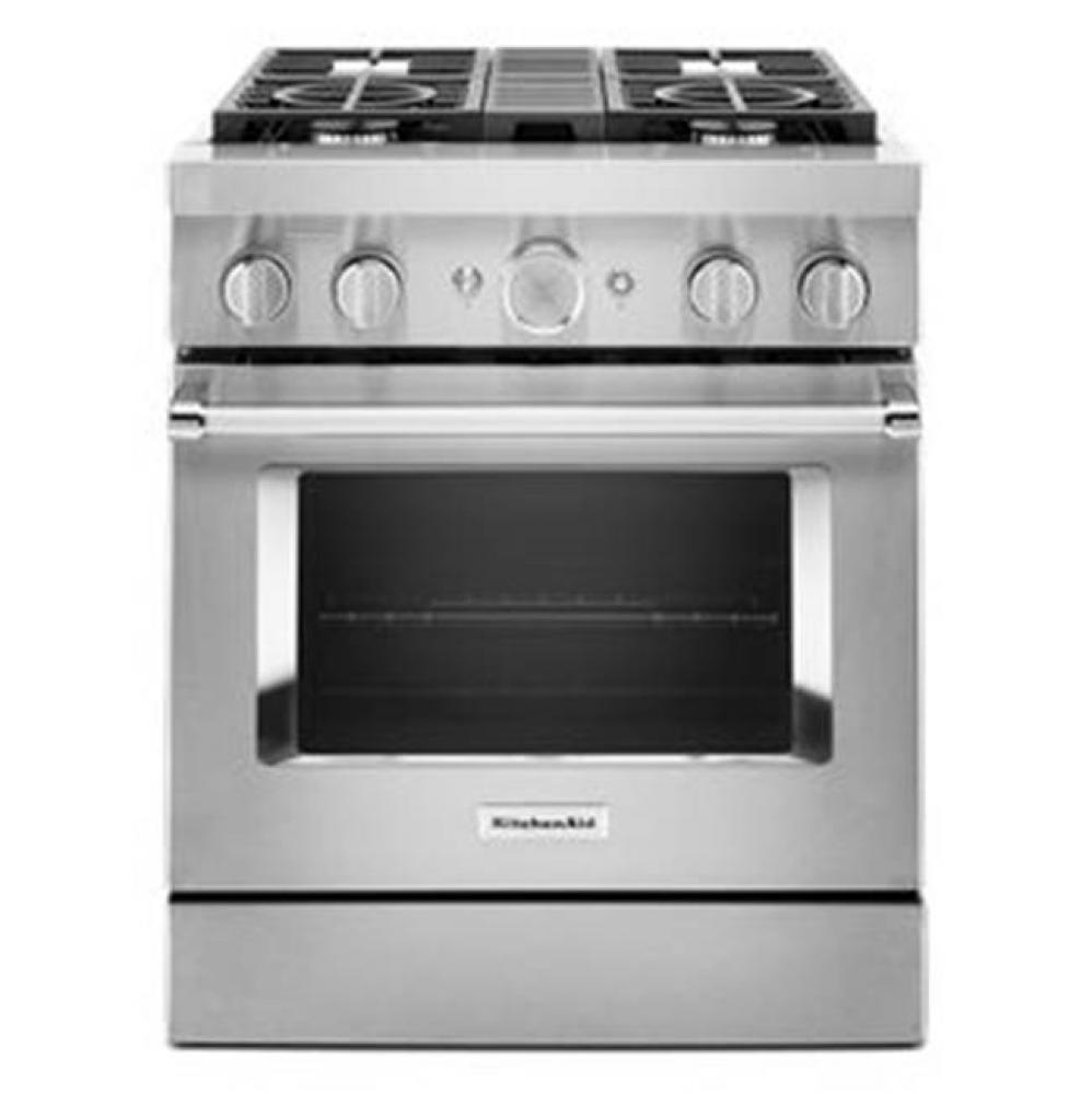 30&apos;&apos; Dual Fuel Commercial Style Range