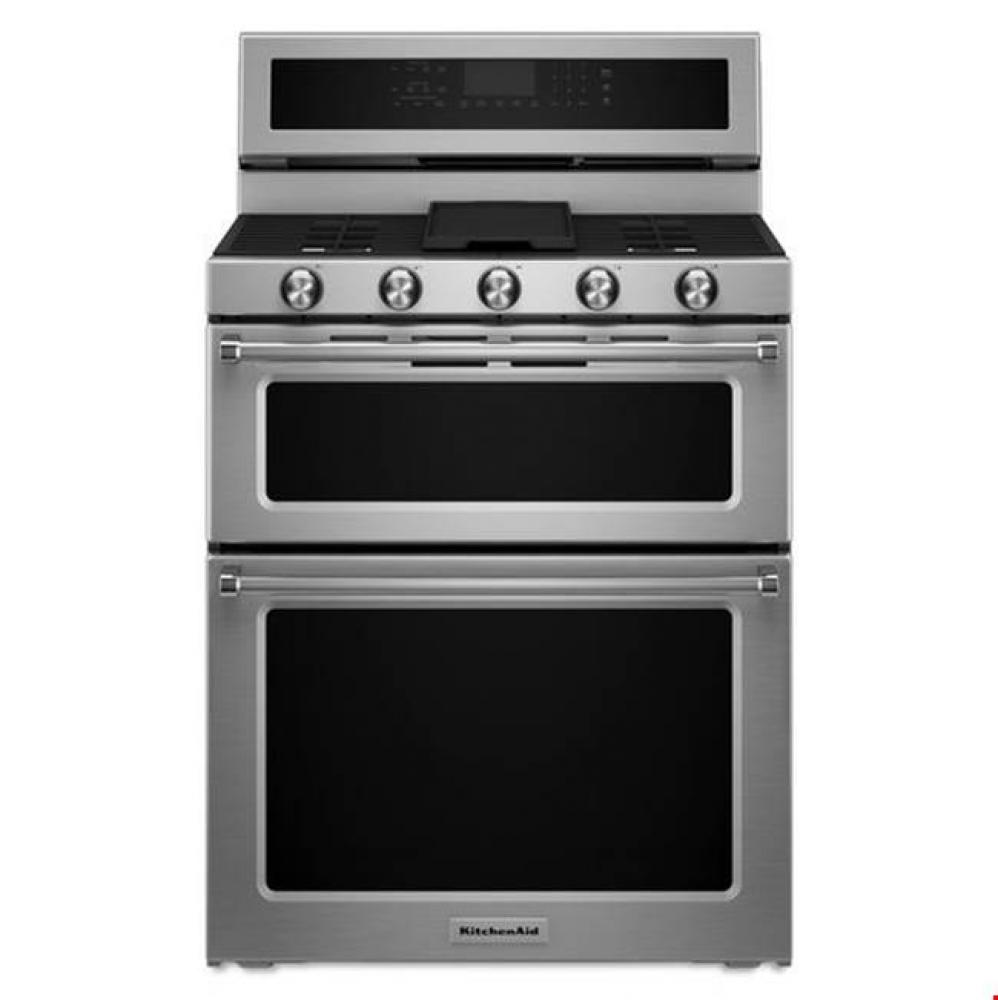 30 in. Self-Cleaning Convection Freestanding Dual Fuel  Double Oven Range