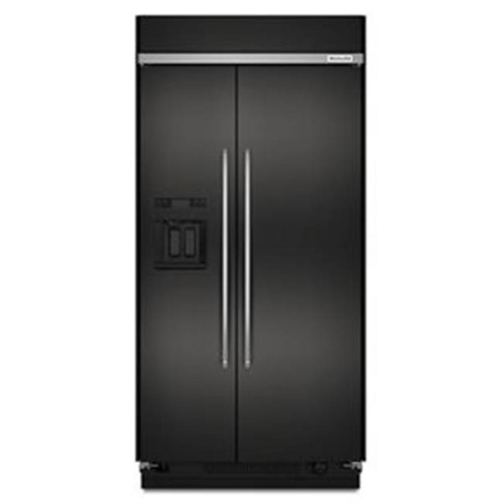 48&apos;&apos; SXS, Black Stainless, Dispenser, Vbl, Platinum Interior, Energy Star