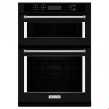 Kitchen Aid KOCE500EBL - 30 in. Self-Clean Convection Built-In Electric Combination Oven-Microwave