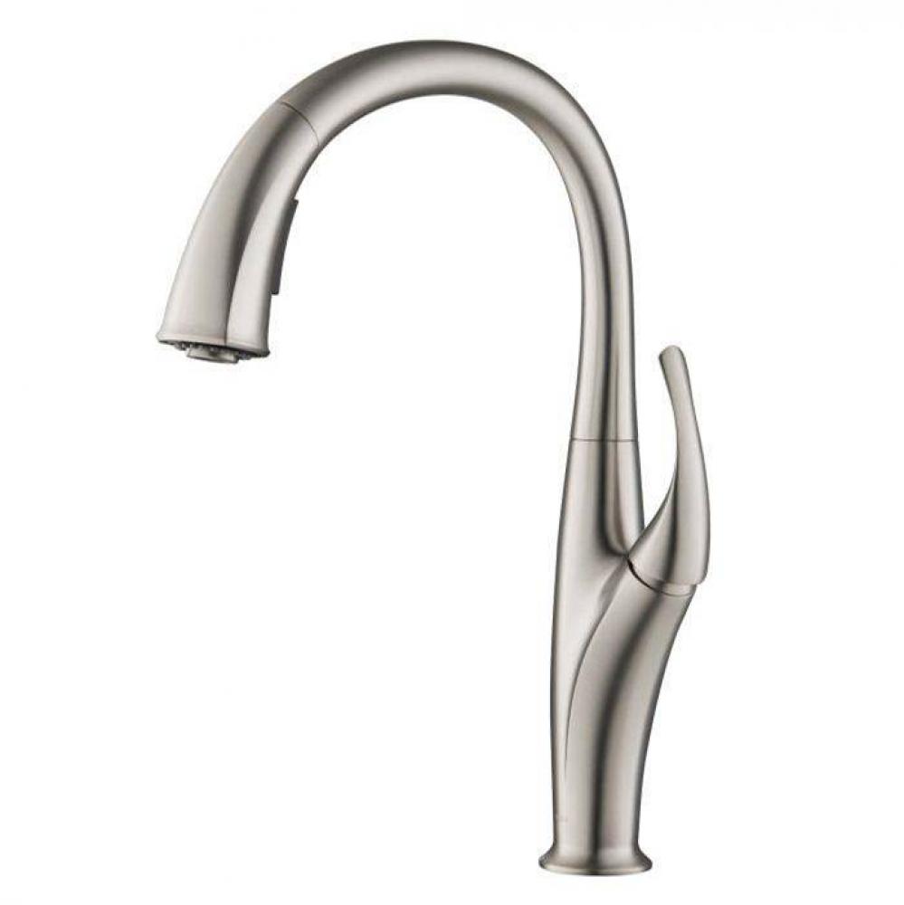 Odell Single Handle Pull-Down Kitchen Faucet in Spot Free Stainless Steel