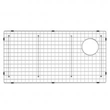 Kraus KBG-GR2814 - KRAUS Bellucci Series Stainless Steel Kitchen Sink Bottom Grid with Soft Rubber Bumpers for 33-inc