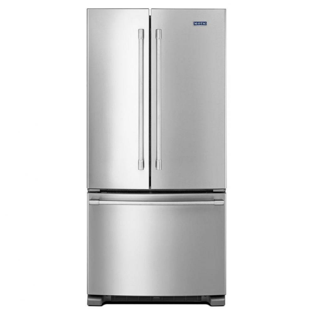 33-Inch Wide French Door Refrigerator - 22 Cu. Ft.