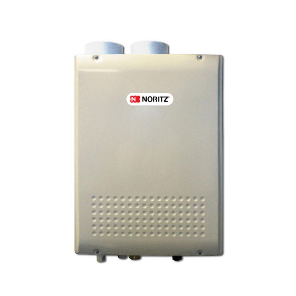 Noritz 9.8 GPM Liquid Propane High-Efficiency Indoor Tankless Water Heater 12-Year Warranty