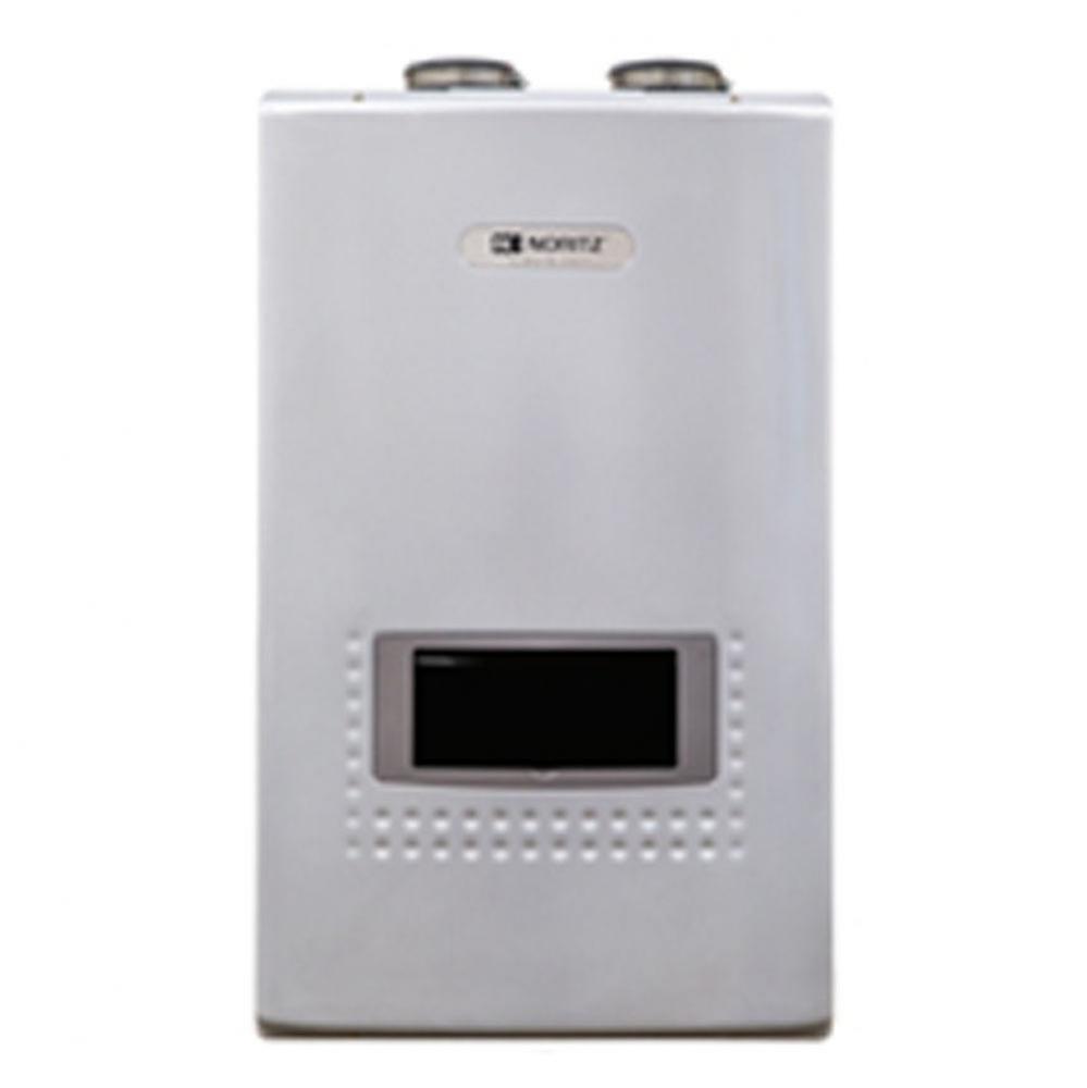 Noritz 9.8 GPM Built-In Recirc. Pump - Liquid Propane High Efficiency Indoor Tankless Water Heater