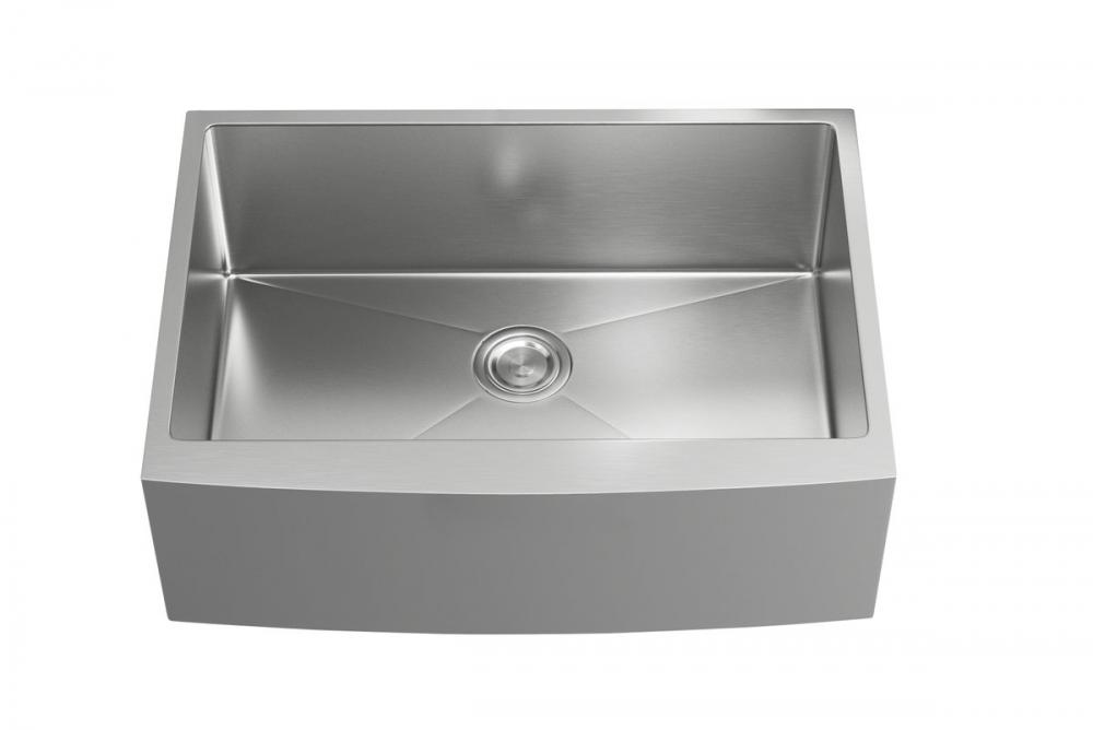 Stainless Steel Farmhouse Kitchen Sink L30&#39;&#39;xW21&#39;&#39;xH10&#34;