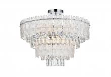 Elegant 1780F25C - Emilia 25 inch Flush Mount in Chrome