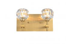  3509W11G - Graham 2 Light Wall Sconce in Gold