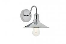 Elegant LD4033W9C - Etude 1 Light Chrome Wall Sconce