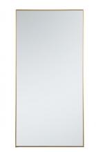 Elegant MR52424 - Round Mirror 24 Inch in Chevron