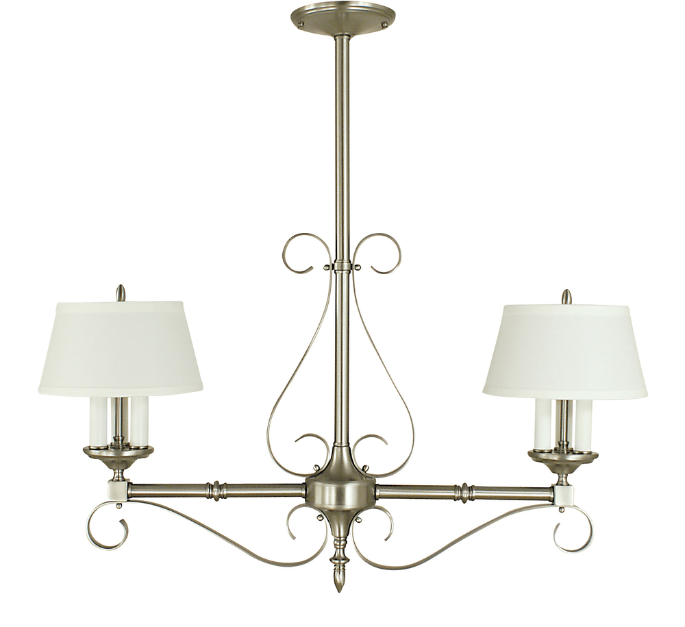 6-Light Antique Brass Taylor Island Chandelier