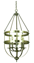 Framburg 1017 BN - 5-Light Brushed Nickel Hannover Dining Chandelier