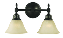 Framburg 2432 PB/WH - 2-Light Polished Brass Taylor Sconce