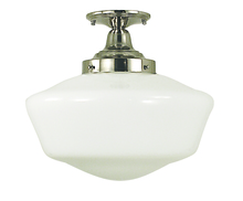  2558 PS - 1-Light Polished Silver Taylor Flush / Semi-Flush Mount