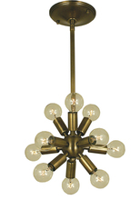  4391 BN - 11-Light Brushed Nickel Simone Chandelier