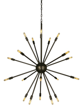  4398 AB - 24-Light Antique Brass Simone Chandelier