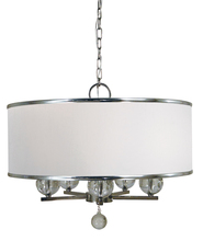 Framburg 4998 SP - 5-Light Satin Pewter  Glamour Chandelier