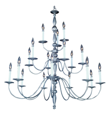 Framburg 7918 PB - 18-Light Polished Brass Jamestown Foyer Chandelier