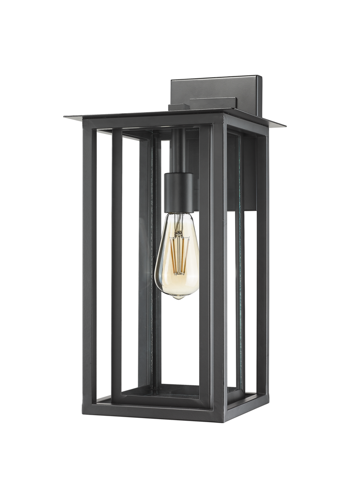 Labo Small Coach Light - Matte Black - Clear Glass