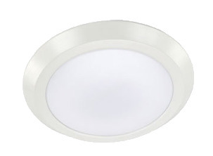 White 4&#34; LED Disk Light - 12W - 3000K Dimmable